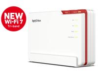 FRITZ!Box COMPUTER SYSTEMS draadloze router 2.5 Gigabit Ethernet Tri-band (2,4 GHz / 5 GHz / 6 GHz) Wit - thumbnail