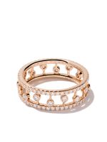 De Beers Jewellers bague Dewdrop en or rose 18ct et diamants - thumbnail