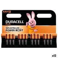 Batterijen DURACELL PLUS POWER BOOST 1,5 V AAA 12 Onderdelen (12 Stuks)