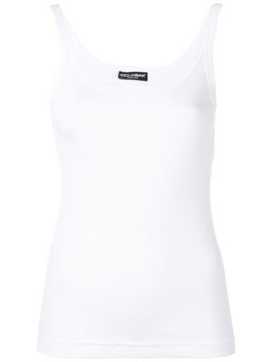 Dolce & Gabbana débardeur ajusté - Blanc
