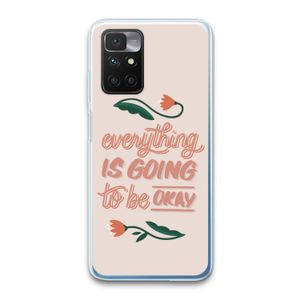 Optimistic flower girl: Xiaomi Redmi 10 Transparant Hoesje