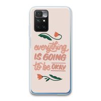 Optimistic flower girl: Xiaomi Redmi 10 Transparant Hoesje