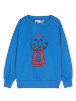Weekend House Kids. sweat en coton à imprimé graphique - Bleu Weekend House Kids. sweat en coton à imprimé graphique - Bleu
