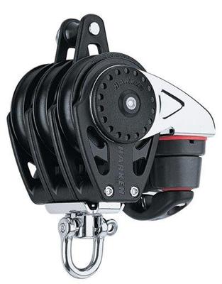 Harken 75c 3-schijfsblok Met Hondsvot En Klem Default