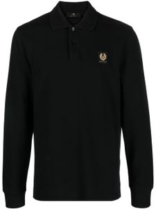 Belstaff polo en coton à patch logo - Noir