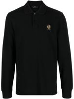 Belstaff polo en coton à patch logo - Noir - thumbnail