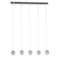 Searchlight 5-lichts hanglampAllure chroom rechthoekig - 51485-5CC