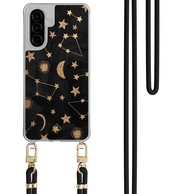 Samsung Galaxy A36 hoesje met zwart koord - Counting the stars
