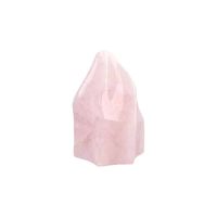 Gepolijste Edelsteen Roze Kwarts Vlam (Model 1