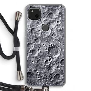 Maanlandschap: Pixel 4a Transparant Hoesje met koord