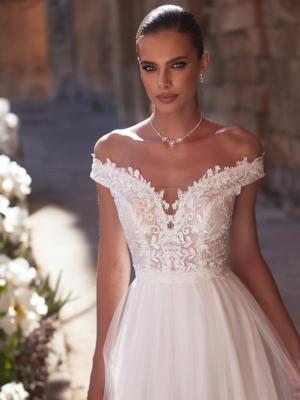 Bianco evento E463 Top | Maat: L