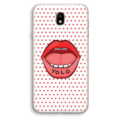 Yolo Denise: Samsung Galaxy J7 (2017) Transparant Hoesje