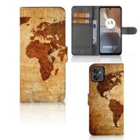 Motorola Moto G32 | Flip Cover | Wereldkaart
