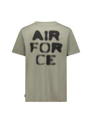 Hazy Round T-Shirt Laurel Oak\True Black Backprint