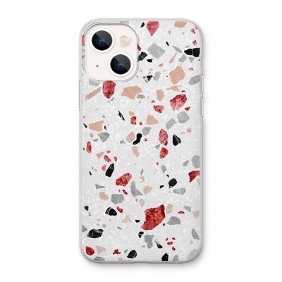 Terrazzo N°12: iPhone 13 mini Transparant Hoesje