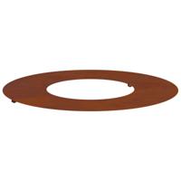 VidaXL Geschikt voor platte boomring bruin ø30 / 60 cm cortenstaal