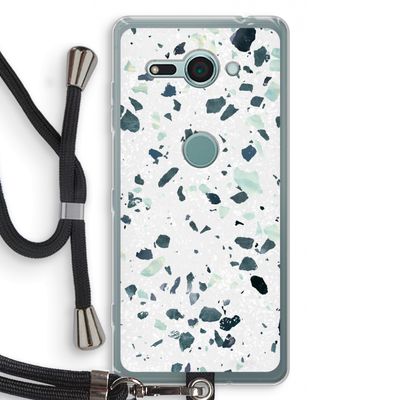 Terrazzo N°2: Sony Xperia XZ2 Compact Transparant Hoesje met koord