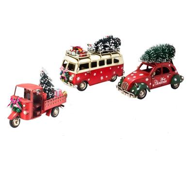 Kerst auto 26cm