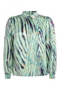 Aaiko Pillar Faded Vis 503 Blouse 0 185610 Mermaid Green