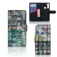 Wallet Case met Pasjes Motorola Moto G8 Spijkerbroeken - thumbnail