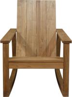 Adirondack rocking Frame teak wood Knock-Down - Chill dept