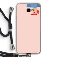 High heels: Samsung Galaxy J4 Plus Transparant Hoesje met koord