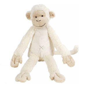 Happy Horse - Knuffel Monkey Mickey - 43 cm Ivoorkleur