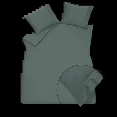 Vandyck Vandyck Purity 87 Uni Satin dekbedovertrek 140x200/220 Dark Green