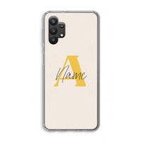 Amber Script: Samsung Galaxy A32 5G Transparant Hoesje