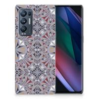 OPPO Find X3 Neo | TPU | Siliconen hoesje | Flower Tiles