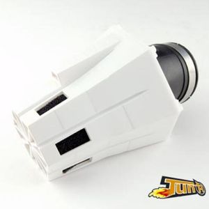 Luchtfilter Tun&apos;R Evo 30Â° wit D28-35
