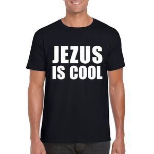 Zwart Jezus is cool shirt voor heren