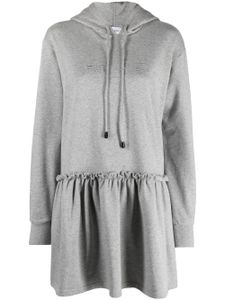 Viktor & Rolf robe-sweat à logo brodé - Gris