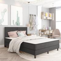 Boxspringframe stof grijs 160x200 cm Boxspringframe stof grijs 160x200 cm