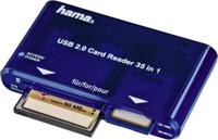 Hama 35 in 1 USB 2.0 Multi Card Reader SD/CF/MS/xD/SM - thumbnail