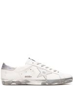 Golden Goose "baskets Superstar ""White/Silver""" - Blanc - thumbnail