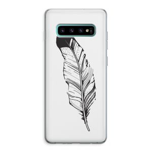 Pluim: Samsung Galaxy S10 Plus Transparant Hoesje