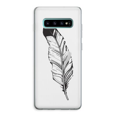Pluim: Samsung Galaxy S10 Plus Transparant Hoesje