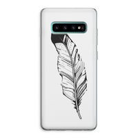 Pluim: Samsung Galaxy S10 Plus Transparant Hoesje