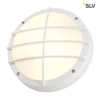 Buiten wand- / plafondlamp BULAN GRID E27 Wit