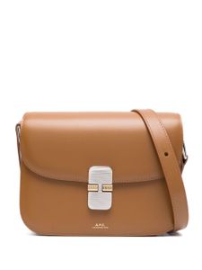 A.P.C. petit sac porté épaule Grace - Marron