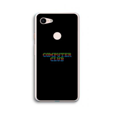 Retro: Google Pixel 3 XL Transparant Hoesje