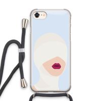 Incognito: iPhone 7 Transparant Hoesje met koord
