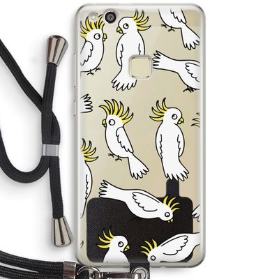 Papegaai: Huawei Ascend P10 Lite Transparant Hoesje met koord