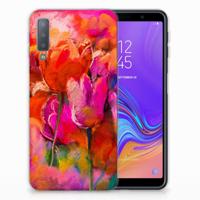Smartphone hoesje Samsung Galaxy A7 (2018) Tulips