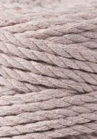 Bobbiny Macramé Triple Twist 5mm Pearl - thumbnail