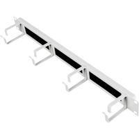 ROLINE 19-inch rangeerpaneel 1 U, met borstelstrook 44x60mm grijs