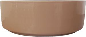 Hondeneetbak steen 19 cm beige/blauw - Gebr de boon
