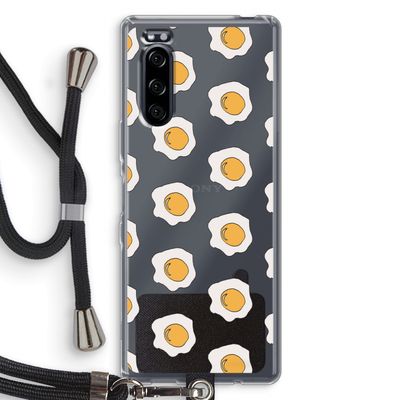 Bacon to my eggs #1: Sony Xperia 5 Transparant Hoesje met koord