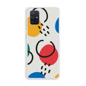 Illustratieve pop 3: Galaxy A71 Transparant Hoesje